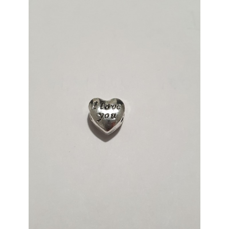 Charm tipo pandora argento 925 platinato come in foto, prodotto compatibile con bracciale. - Charm tipo pandora argento 925 platinato come in foto, prodotto compatibile con bracciale. -
